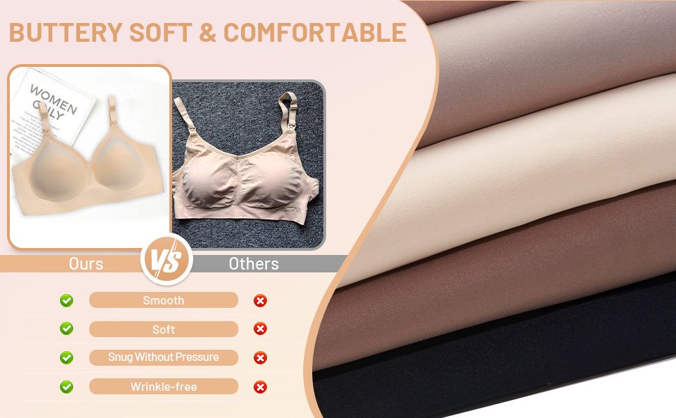 SEEDNUR Classic Ultra Soft Seamless Smooth and Wireless Women Nursing Bra Push Up Feeding Jelly Strip Technology, versatile for every occasion Pregnancy and Breastfeeding