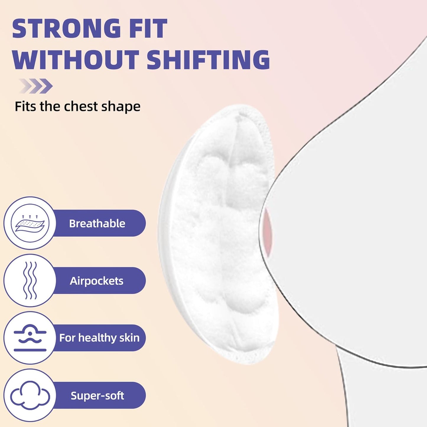 Breast Pads, 100 Disposable Breastfeeding Pads, Ultra-Thin and Breathable Disposable Breast Pads, Absorbent Breast Pads, Soft and Skin-Friendly, Suitable for Both Day and Night Use