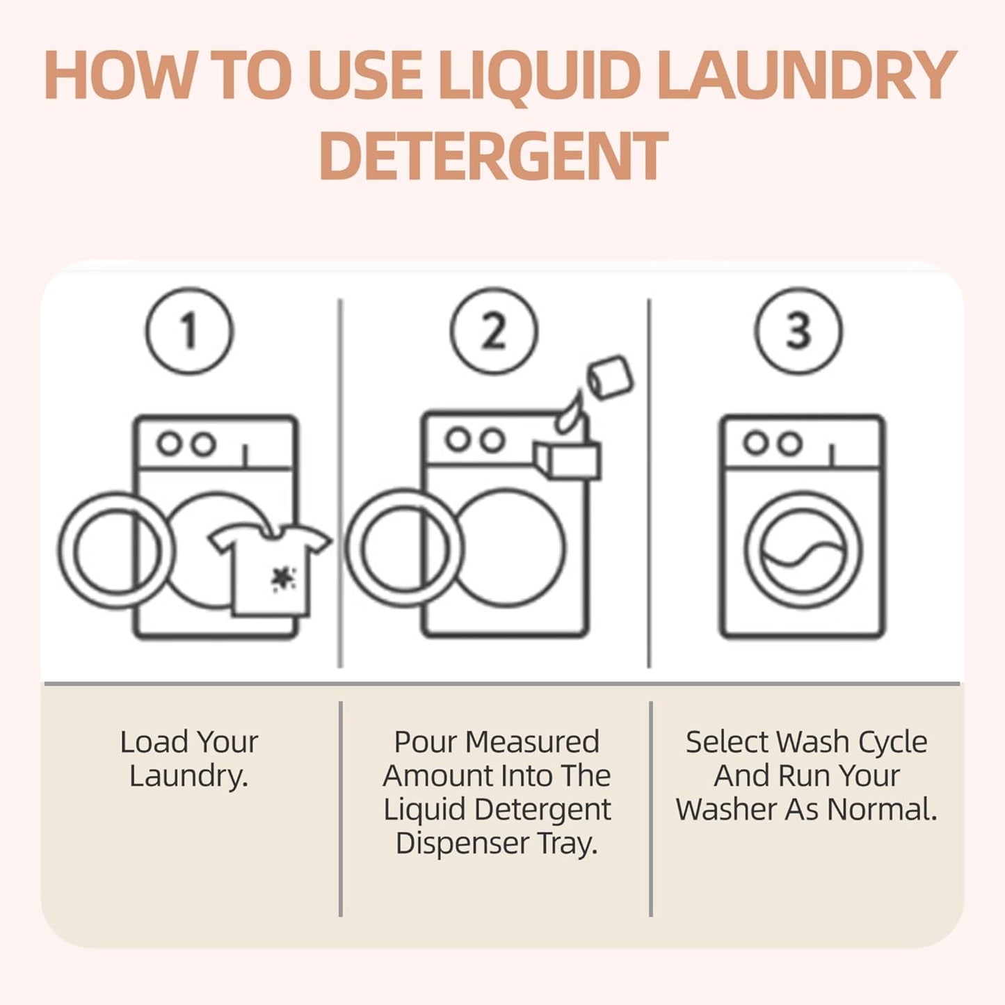 Baby Laundry Detergent, 3L Hypoallergenic Laundry Detergent, Dye and Bleach Free for Baby Clothes, Adult Clothes and Sensitive Skin